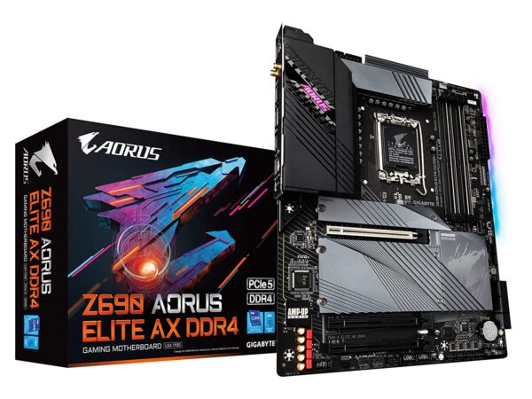 GIGABYTE Z690 AORUS Elite AX DDR4 LGA 1700 Intel 12th Gen Series Motherboard